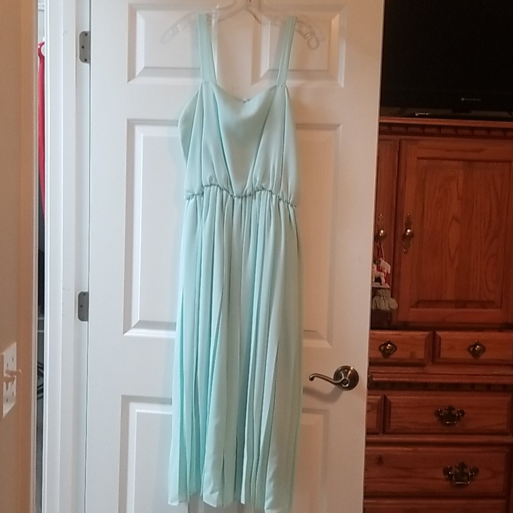 Handmade vintage mint summer dress
